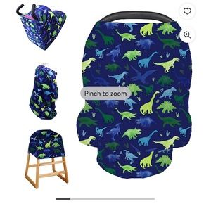 Tabofar Car seat cover Dinosaur pattern